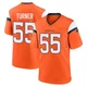 Jordan Turner ＃55 Men's Game Denver Broncos Orange Jersey