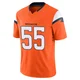 Jordan Turner ＃55 Youth Limited Denver Broncos Orange Vapor F.U.S.E. 2nd Jersey