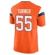 Jordan Turner ＃55 Youth Limited Denver Broncos Orange Vapor F.U.S.E. 2nd Jersey