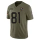Kolbe Katsis ＃81 Men's Limited Denver Broncos Olive 2025 Salute to Service Jersey