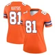 Kolbe Katsis ＃81 Women's Legend Denver Broncos Orange Alternate Mile High Collection 1977 Throwback Jersey