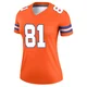 Kolbe Katsis ＃81 Women's Legend Denver Broncos Orange Alternate Mile High Collection 1977 Throwback Jersey
