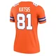 Kolbe Katsis ＃81 Women's Legend Denver Broncos Orange Alternate Mile High Collection 1977 Throwback Jersey