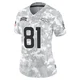 Kolbe Katsis ＃81 Women's Limited Denver Broncos Arctic Camo 2024 Salute to Service Jersey