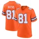 Kolbe Katsis ＃81 Youth Game Denver Broncos Orange Alternate Mile High Collection 1977 Throwback Jersey