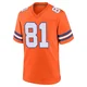 Kolbe Katsis ＃81 Youth Game Denver Broncos Orange Alternate Mile High Collection 1977 Throwback Jersey