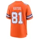 Kolbe Katsis ＃81 Youth Game Denver Broncos Orange Alternate Mile High Collection 1977 Throwback Jersey