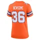 Quinton Newsome ＃36 Women's Game Denver Broncos Orange Alternate Mile High Collection 1977 Throwback Jersey