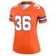Quinton Newsome ＃36 Women's Legend Denver Broncos Orange Alternate Mile High Collection 1977 Throwback Jersey