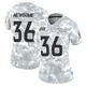 Quinton Newsome ＃36 Women's Limited Denver Broncos Arctic Camo 2024 Salute to Service Jersey