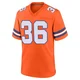 Quinton Newsome ＃36 Youth Game Denver Broncos Orange Alternate Mile High Collection 1977 Throwback Jersey