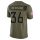 Quinton Newsome ＃36 Youth Limited Denver Broncos Olive 2025 Salute to Service Jersey
